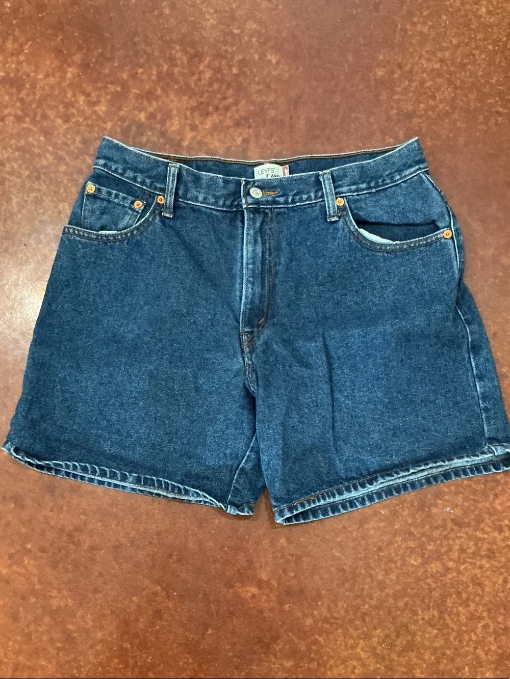 Levi's Indigo Blue Classic Denim Shorts